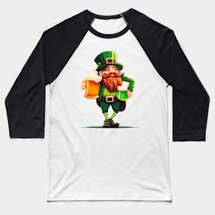 St Patrick's Day Lucky Leprechaun T-Shirt Baseball T-Shirt